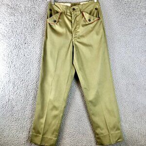 VTG Boy Scouts Trousers 26x26 Pocket Flaps 50s/60s‎ Union Made BSA uniform